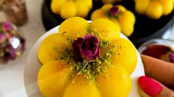 خاگینه قالبی؛ شیرینی سنتی با ظاهری شیک و مدرن + فیلم