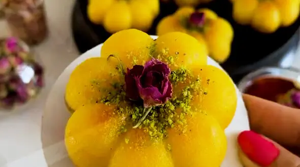خاگینه قالبی؛ شیرینی سنتی با ظاهری شیک و مدرن + فیلم