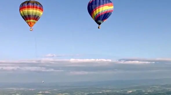 تاب بازی در ارتفاع 1800 متری از زمین + فیلم