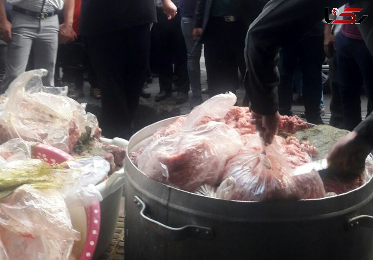 ۱۲۰۰ کیلوگرم گوشت ناسالم در کرمانشاه کشف  شد