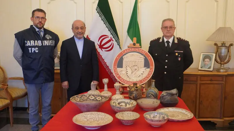 بازگشت آثار باستانی از ایتالیا به ایران - تصویر سوم