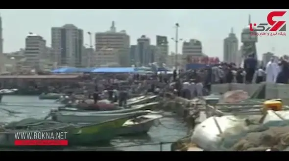 توقیف کشتی آزادی 5 توسط صهیونیست‌ها + فیلم 