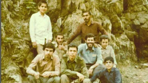 عکس دیده نشده از جوانی سردار باقری در کنار شهید خرم دل