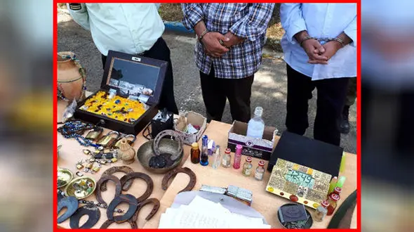 دستگیری 2 دعانویس پلید در آبعلی +عکس