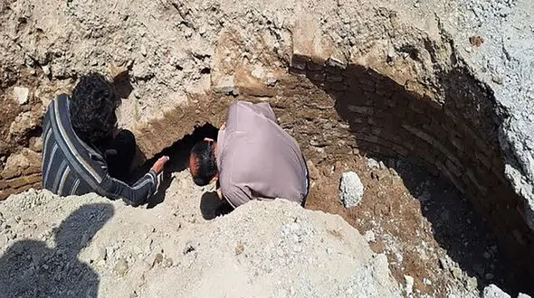 کشف بنای تاریخی در تربت‌حیدریه پس از نشست زمین