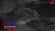 لحظه فوران کوه آتشفشانی مکزیک + فیلم