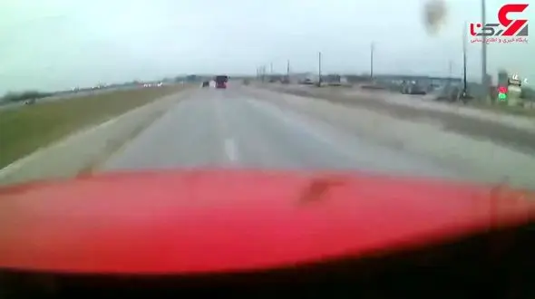 راننده ناشی خود را به کشتن داد و جان یک راننده دیگر را گرفت + فیلم