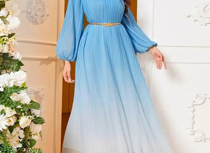 پیراهن آبرنگی شیک زنانه