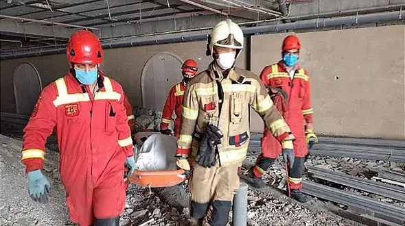 عکس جنازه مرد تهرانی در ساختمان نیمه کاره