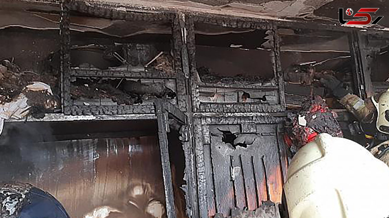 آتش سوزی هولناک در خانه مسکونی / در بلوار زرند رخ داد + عکس ها 