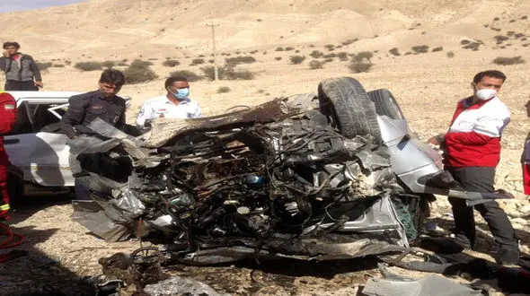 تصادف مرگبار در خنج با 4 کشته 