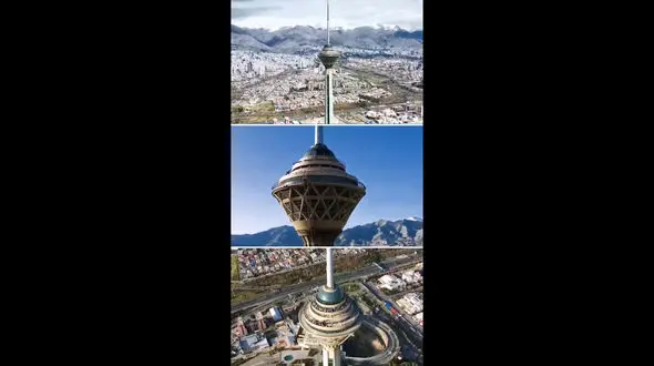 برج میلاد از نماهای مختلف + فیلم 