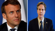 بی ادبی وزیر امور خارجه آمریکا نسبت به رئیس جمهور فرانسه
