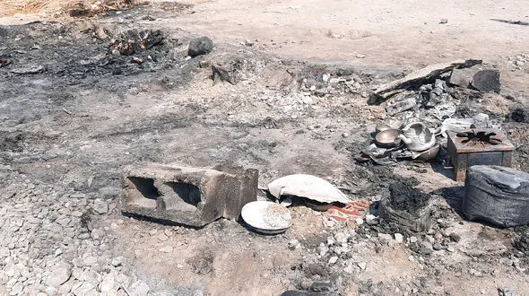 عکس صحنه زنده زنده سوختن دختر 5 ساله کرمانی 