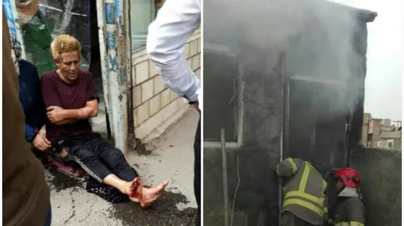 انفجار هولناک در نسیم شهر / بلای دردناک بر سر  جوان موطلایی بود + عکس