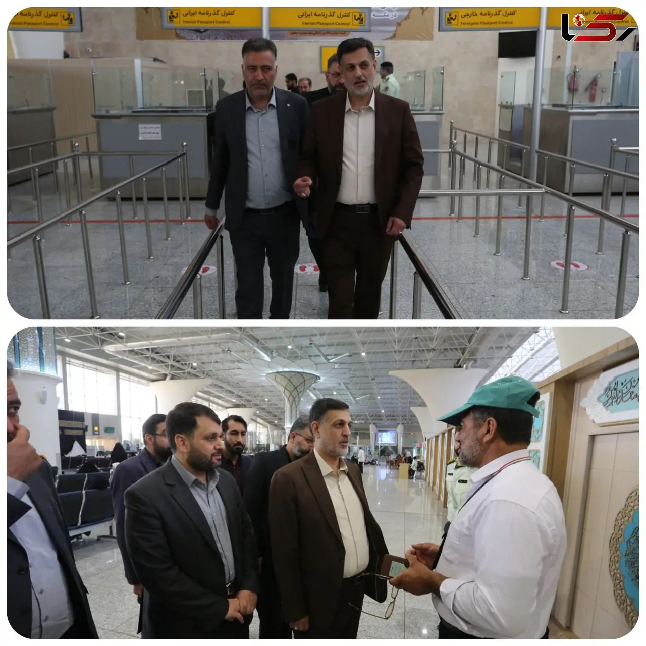 بازدید سرزده دادستان اصفهان از فرودگاه بین‌المللی شهید بهشتی اصفهان همزمان با سفر زائرین ایرانی به عربستان
