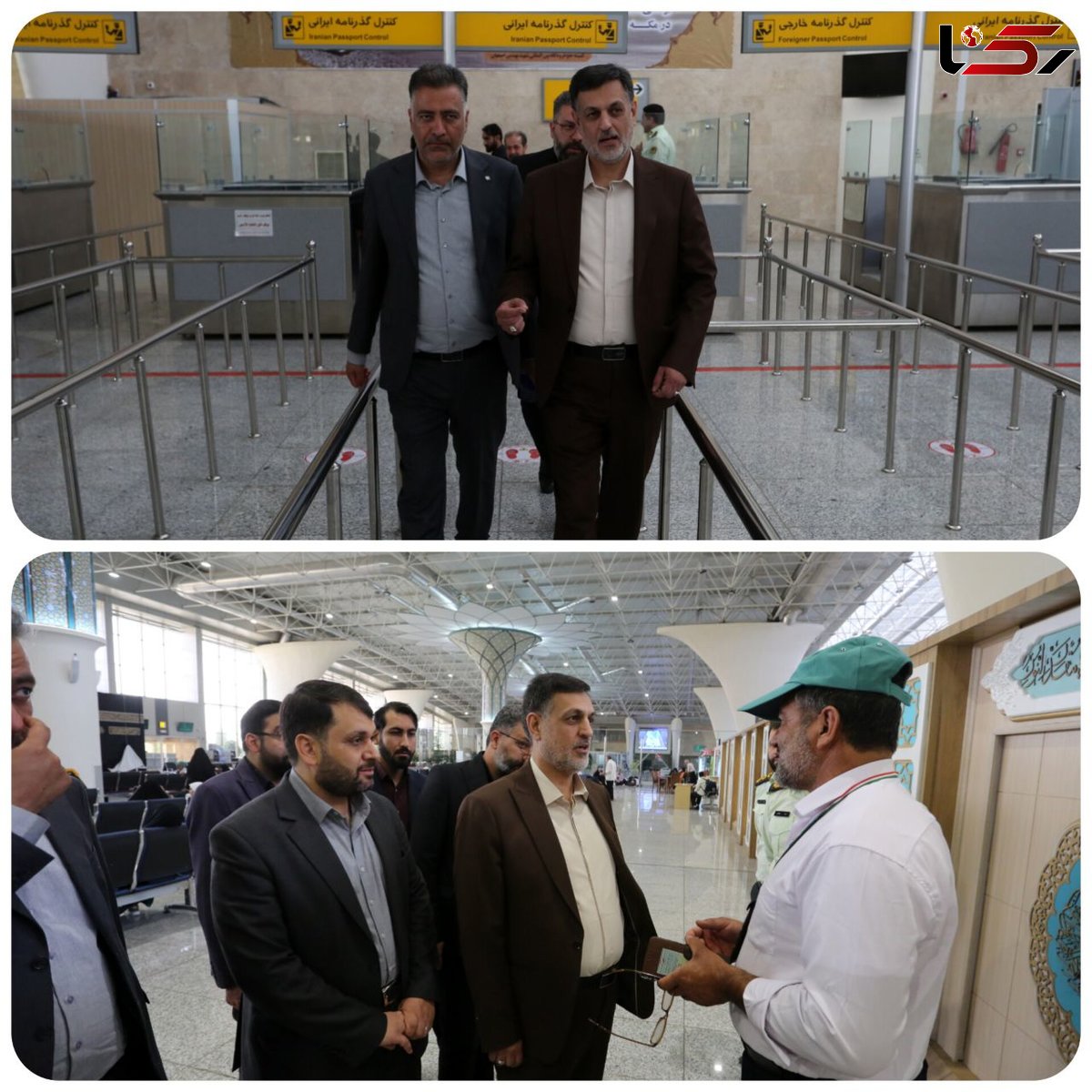  بازدید سرزده دادستان اصفهان از فرودگاه بین‌المللی شهید بهشتی اصفهان همزمان با سفر زائرین ایرانی به عربستان 