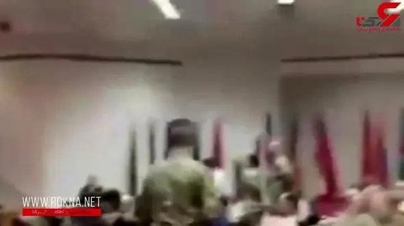 بی‌اعتنایی سرباز عراقی به ژنرال آمریکایی + فیلم