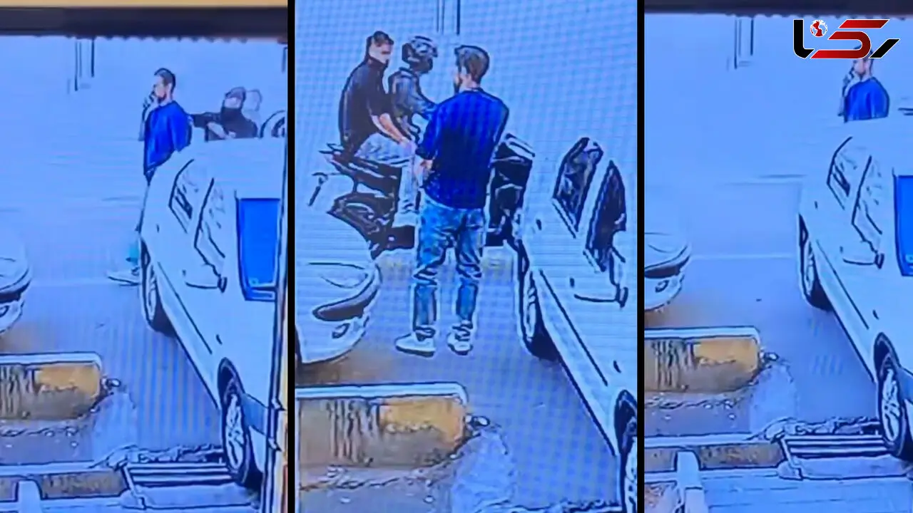 فیلم سرقت حرفه ای تلفن همراه از یک پسر جوان / در تهران نو رخ داد