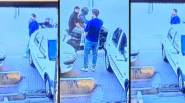 فیلم سرقت حرفه ای تلفن همراه از یک پسر جوان / در تهران نو رخ داد