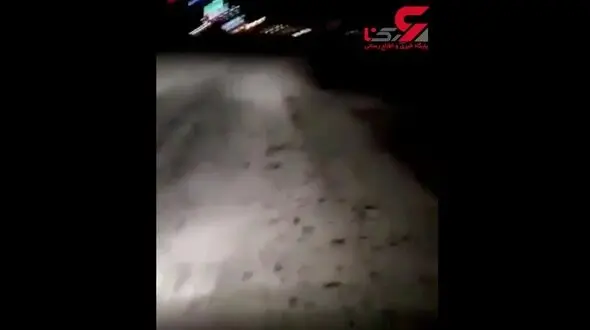  لحظه هجوم ملخ ها شب گذشته در استان ایلام +فیلم
