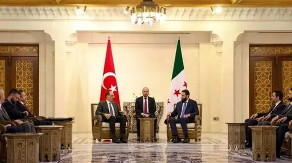دیدار رهبران تحریرالشام و رئیس جمهور ترکیه + تصاویر