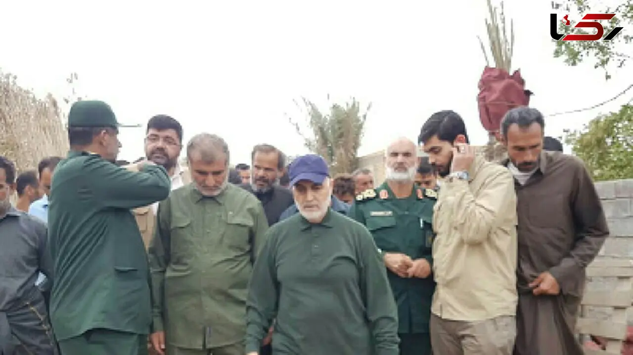 سردار قاسم سلیمانی به داد شادگان رسید / دستور تخلیه فوری صادر شد+ عکس سردار

