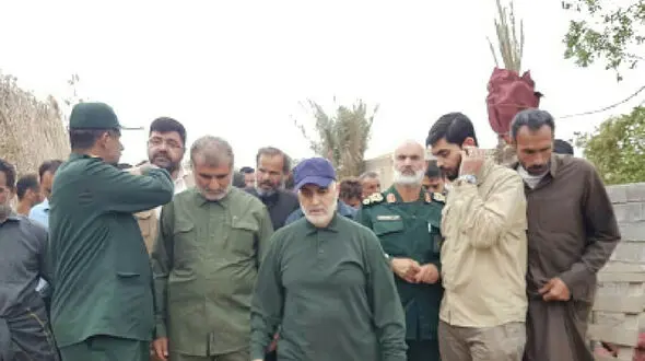 سردار قاسم سلیمانی به داد شادگان رسید / دستور تخلیه فوری صادر شد+ عکس سردار
