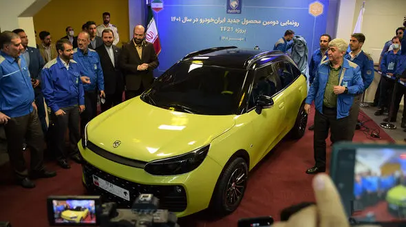 رونمایی ایران خودرو از تی اف 21 (TF21) + عکس
