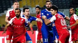  پایان نیمه اول دربی پایتخت/ استقلال صفر - پرسپولیس صفر