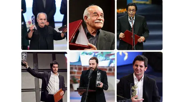 کدام بازیگران مرد بیشترین سیمرغ را گرفته اند؟