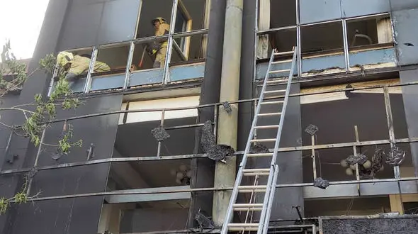 آتش سوزی در بانک گردشگری خیابان شریعتی +جزییات و عکس