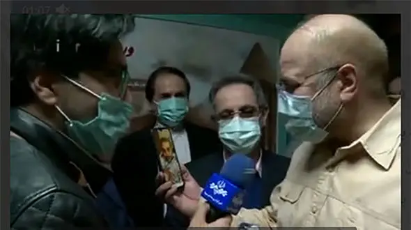 احوالپرسی مجازی رئیس مجلس از مجری بدون تعارف