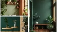 چطور با دیوار سبز پذیرایی، حال‌ و هوای بهشت رو به خونه بیاری؟
