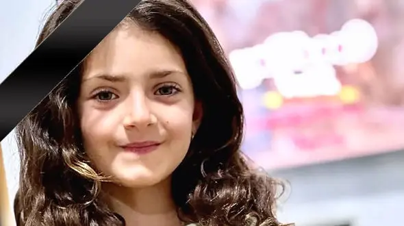 مراسم خاکسپاری سلین حسین پور دختر مهابادی + فیلم هنرنمایی این بازیگر کودک