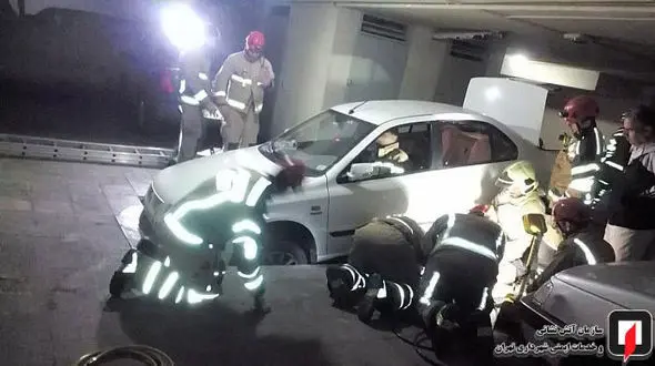 زمین جنت آباد سمند را بلعید + عکس ها