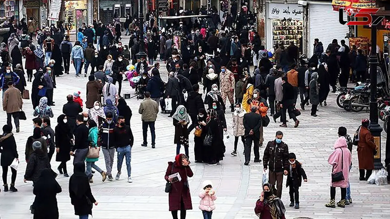 بازار شلوغ همدان در روزهای کرونایی + عکس