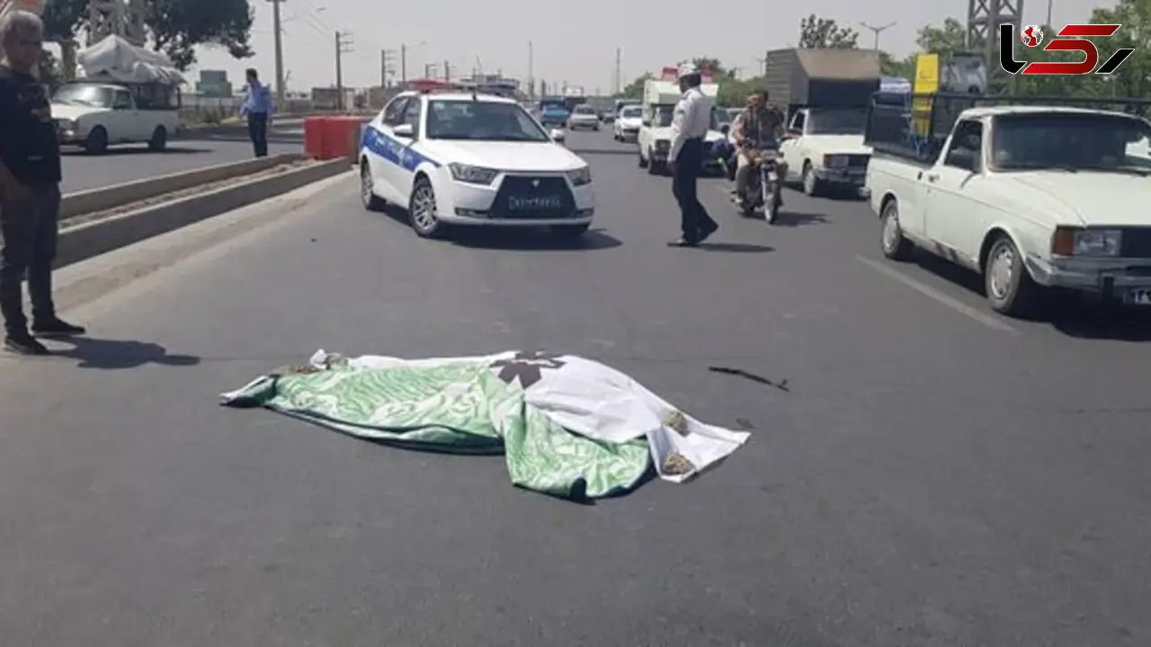 مرگ هولناک دختر جوان در پیاده رو / پسر جوان خواب بود!