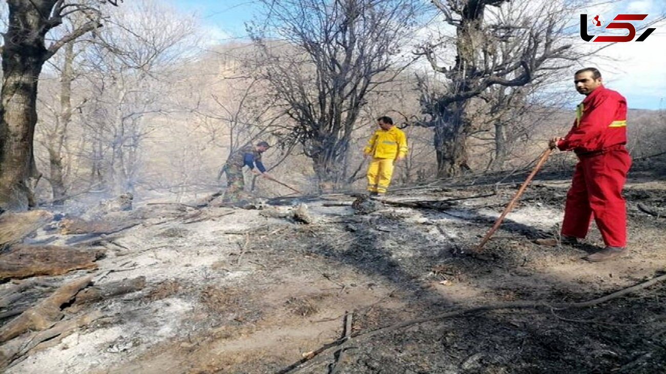 آتش سوزی جنگل نوده خاندور مهار شد / اطفای حریق در سه نقطه جنگلی گلستان