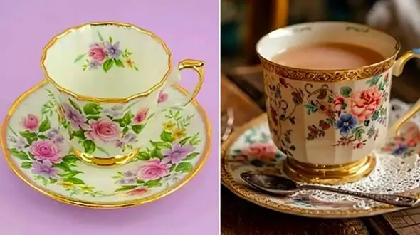 فنجان و نعلبکی وینتیج سلطنتی؛ انتخابی لاکچری برای دکوراسیون