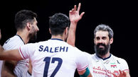 پیروزی قاطع تیم ملی والیبال مقابل بلغارستان/ایران روی نوار برد