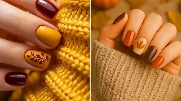 15 دیزاین ناخن جذاب برای ناخن‌ های کوتاه و بادامی
