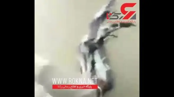 وقوع حادثه‌ای تلخ بر اثر حرکت نمایشی سرنشین موتورسیکلت + فیلم