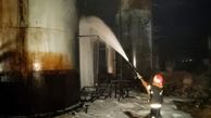 آتش‌سوزی در کارخانه تصفیه روغن شیراز خاموش شد