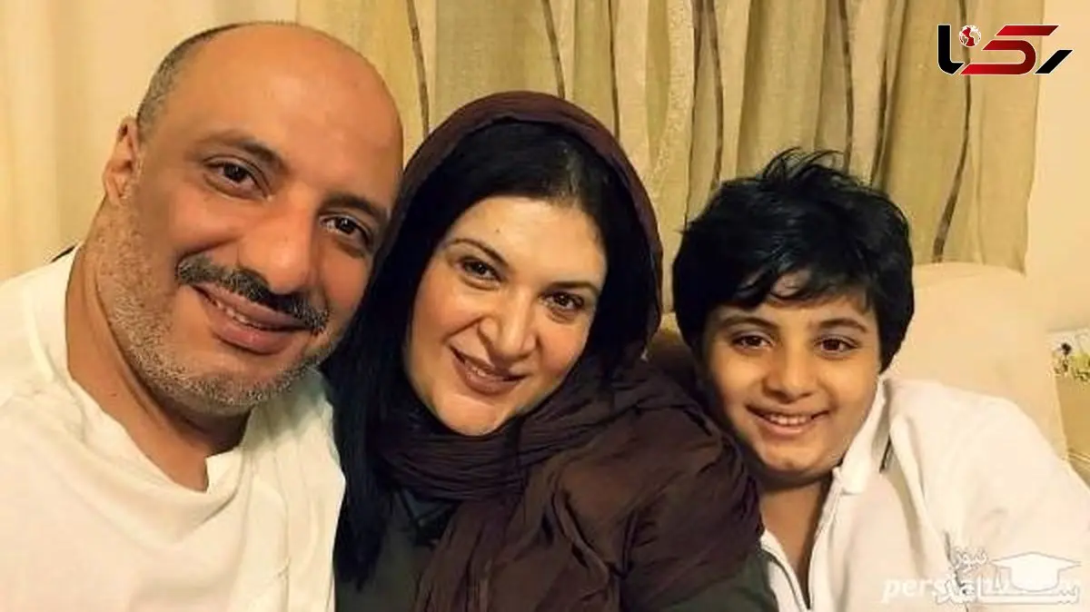 خارج گردی ریما رامین فر همای سریال پایتخت و امیر جعفری در کنار پسرشان در کلیسا