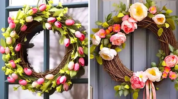ایده‌ های جذاب حلقه گل بهاری؛ 15 طرح شیک و رنگارنگ