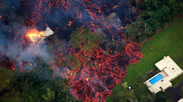 آخرین جزئیات از فوران آتشفشان کیلاویا + عکس 