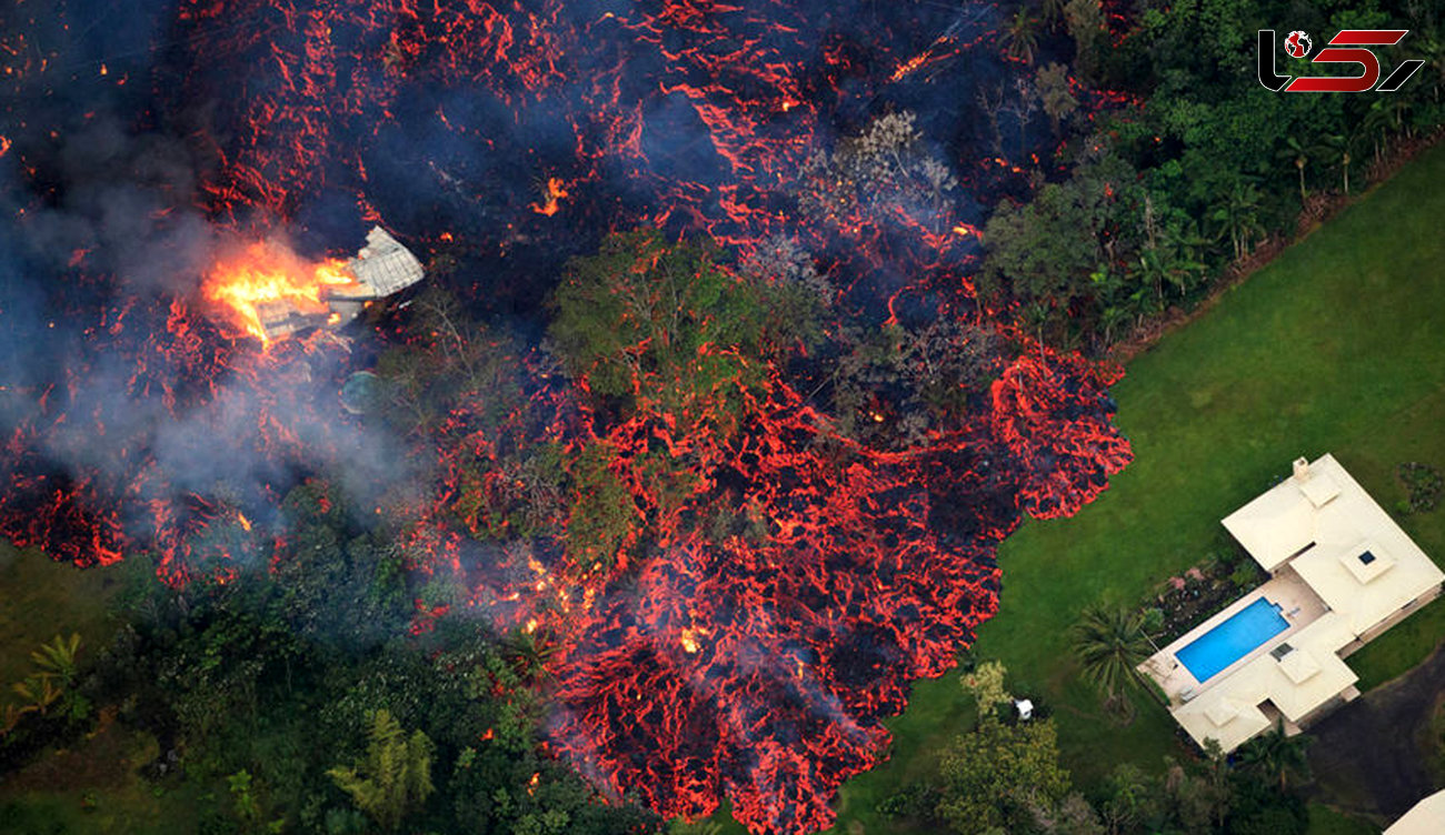 آخرین جزئیات از فوران آتشفشان کیلاویا + عکس 