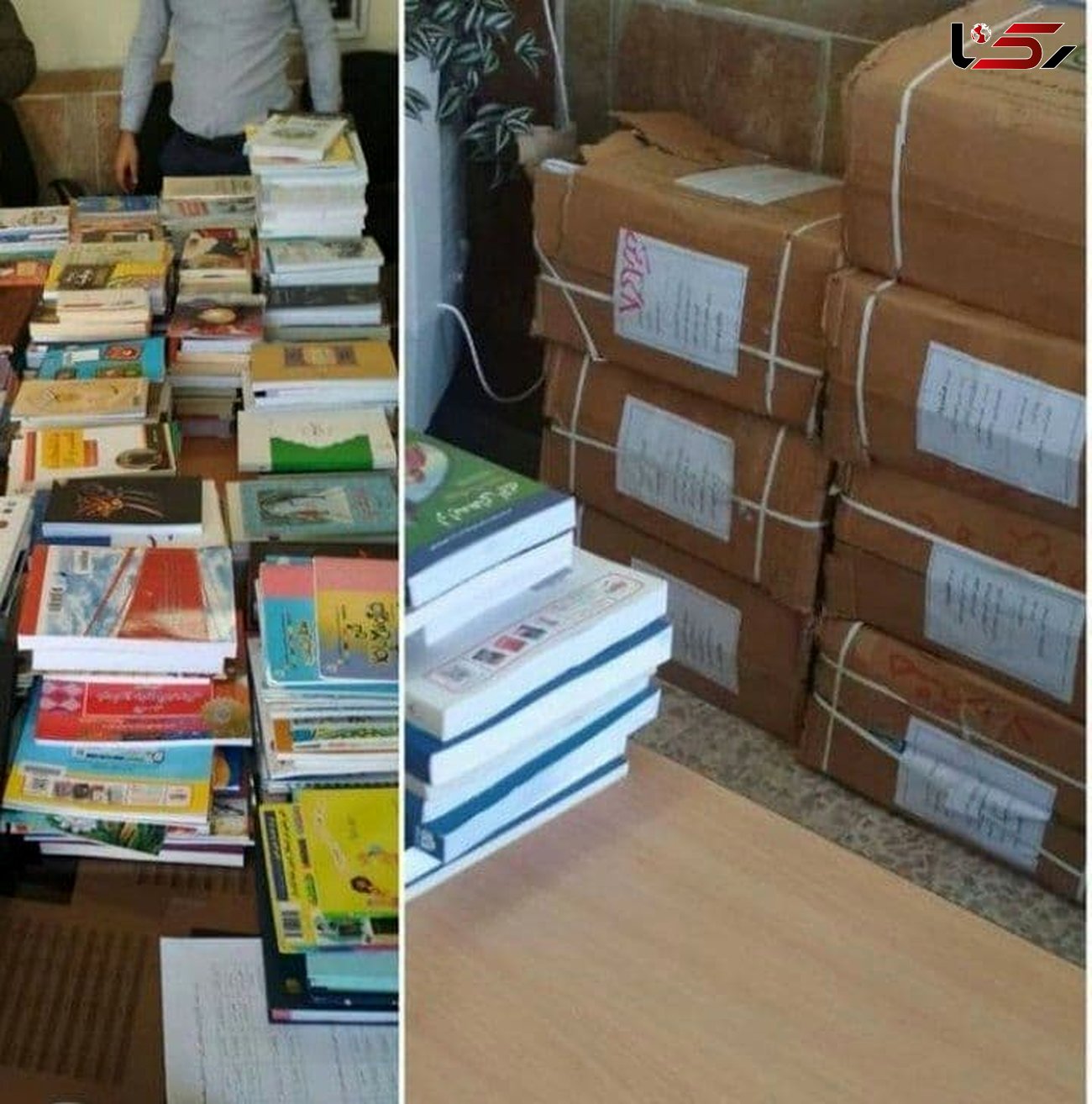خانه کتاب ایران به مدارس هشترود کتاب هدیه کرد 