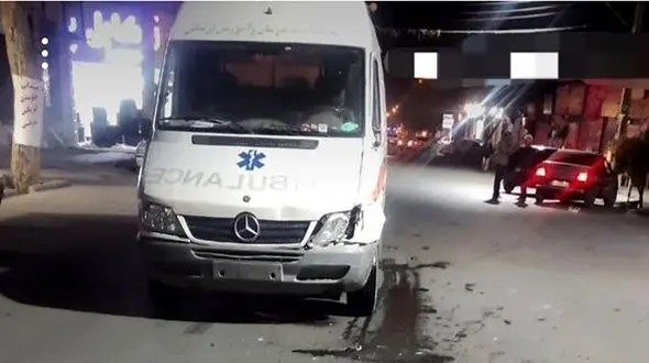 تصادف وحشتناک با آمبولانس در شب یلدا / کما رفتن با  شوخی های خطر ناک   موتور سواری